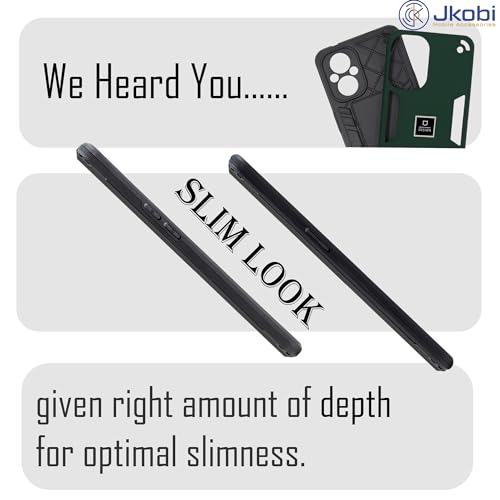 Image of Jkobi Back Cover Case for Tecno Spark 10 5G (Lightweight Hybrid Shockproof Polycarbonate| Slim Green)