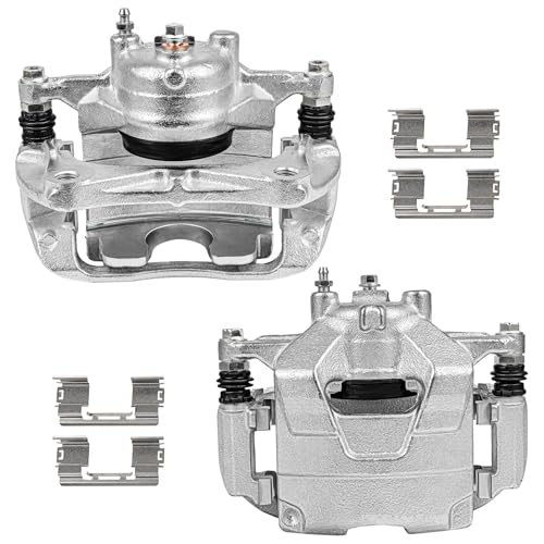 Image of SCITOO 18B5329 18B5328 Front Left & Right Disc Brake Calipers Assembly w /Bracket For Buick For Encore /For Verano,For Chevrolet For Cruze /For Orlando /For Trax /For Volt