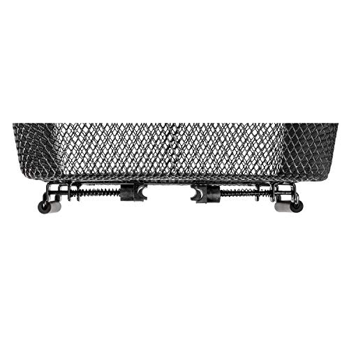 M-Wave Fahrradkorb, besonders Stabiler und hochwertiger Drahtkorb, ca. 45,5x29,5x21/13 cm (BxLxH)