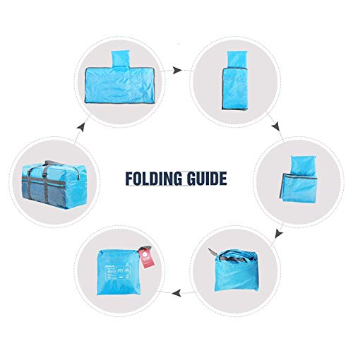 REDCAMP Foldable Travel Bag, Large Sports Bag, 75L/96L/100L, Lightweight Waterproof Hand Bag