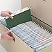 Smead TUFF Hanging File Folder with Easy Slide Tab, 1/3-Cut Sliding Tab, Letter Size, Standard Green, 20 per Box (64036, Rod Color May Vary)