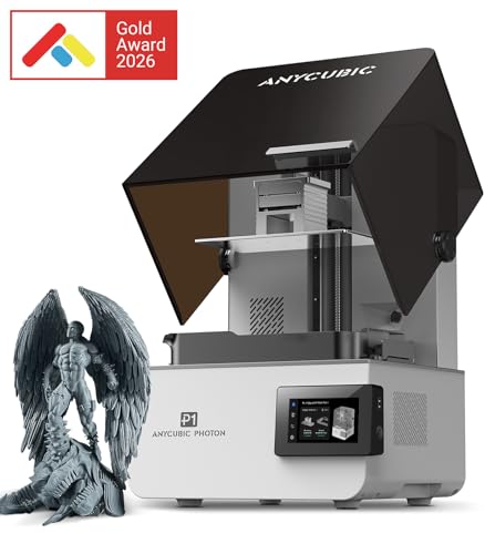 ANYCUBIC Photon P1 Resin 3D Printer 14K High Precision with LighTurbo 4.0 Industrial Ball Screw Ultimate Stability for Prosumer Auto-Leveling 3.0 Large Printing Size of 8.78x4.96x9.05