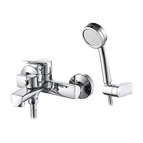 Kit de Grifo Ibergrif ARIAL para Bañera con Alcachofa y Manguera Cover
