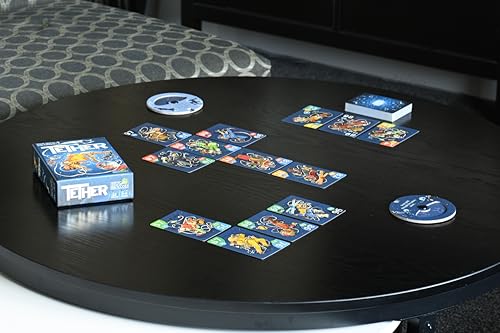 Tether - Juego de mesa para 2 jugadores para adultos - Caja pequeña para viaje - Juego único con baraja espejo donde la perspectiva importa miniatura 5