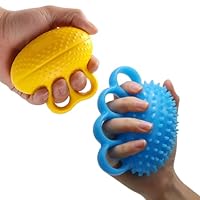 2 Stück Stressball Für Hände Therapie, Handtrainer Fingertrainer, Massageball Für Die Hand, Finger Training, Lindert Stress, Für Hände Therapie Arthrose, Knetball Für Hände therapie, Antistressball