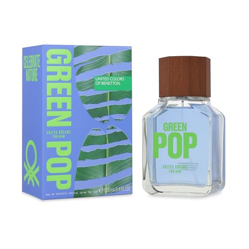Image of Benetton Green Pop 100 ml Edt Spray Perfume, Hair Spray