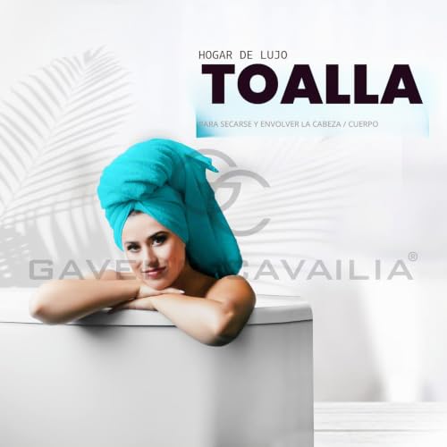 Miniatura 8 de Gc Gaveno Cavailia Juego De 4 Toallas De Mano Para Baño, 700 G M , Algodón Egipcio, Toallas De Calidad De Hotel, Lavables A Máquina, Turquesa Oscuro, 50 X 85 Cm