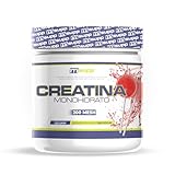 MM Supplements - Creatina Monohidrato 200 Mesh - 300 g - Aumenta la Fuerza y Masa Muscular - Mejora el Rendimiento Físico - Reduce la Fatiga - Sabor Lollipop