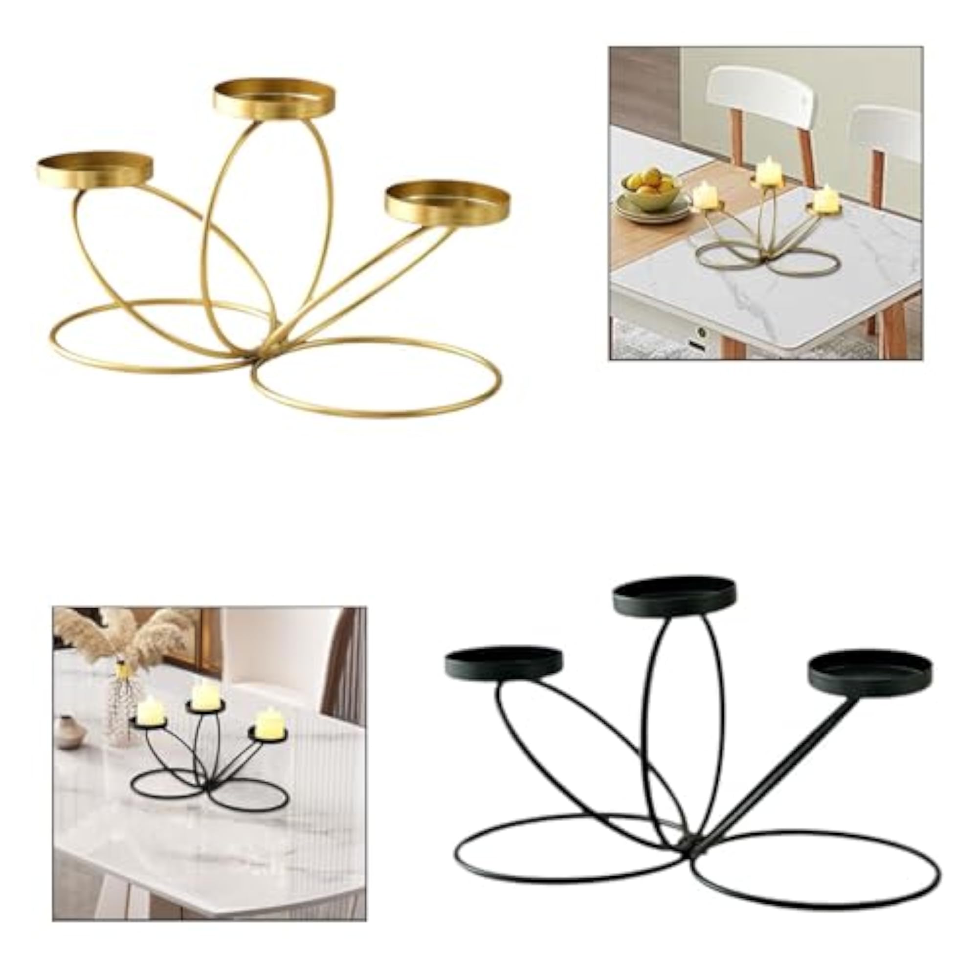 Iron Art Candle Holder Elegant Tealight Holder