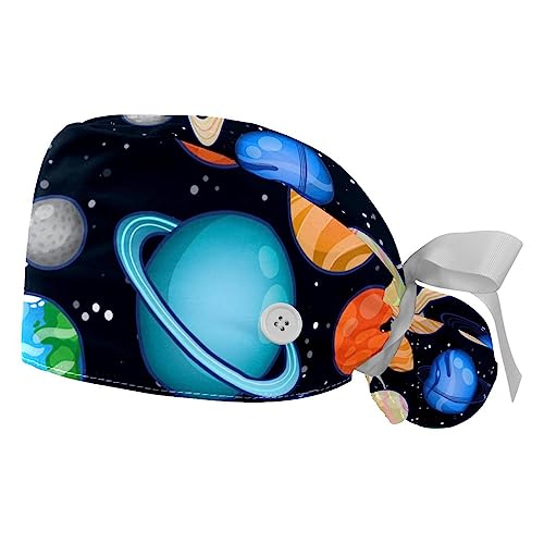 Berret bouffant à motifs cappellini da lavoro homme femme avec bandeau