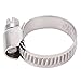 10Pcs Hose Pipe Clips Clamp 304 Stainless Steel Fastener German Style with Hole 14 27mm Durable Rust Proof for Automotive Industrial Plumbing Applications