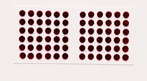 7% OFF on Eyetex Pallavi Bindi (P4 Maroon) -Set of 10 Pieces on