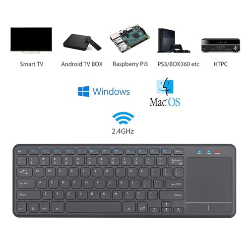 Teclado portátil con panel táctil de 78 teclas ergonómicas para evitar el dolor de muñeca 6