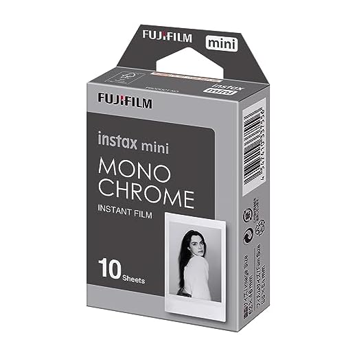 instax mini film, MONOCHROME (Svartvita bilder), 10 pack