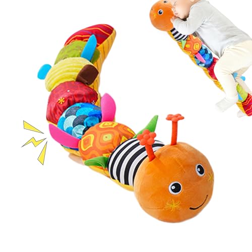 Missmisq 54cm Kinder Musical Raupe Kuscheltier Raupe Plüschtier Spielzeug Kinder Stofftier Spielzeug Weiches Langes Wurfkissen Raupenkissen Plüsch Spielzeuge Plüschpuppen Für Junge Und Mädchen