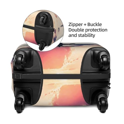 Aviation Airplane Luggage Cover for Suitcase, Suitcase Cover Protector Fit 25-28 Inch Luggage Travel Accessories, L4