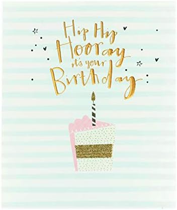 UK Greetings Birthday Card for Her, Blue