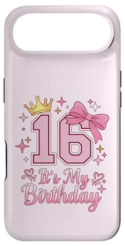 It's My 16�΂̒a���� ���̎q �R�P�b�g���{�� �s���N 16�� �X�}�z�P�[�X iPhone Air �p