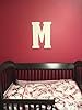 UNFINISHEDWOODCO 23-Inch Vintage Wood Letter V - Single Initial Wall Decor Monogram & Door Hanger Alphabet Wooden Decorative Letters for Baby Room #1