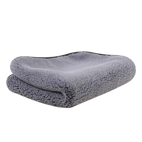 Image of Autofy 500GSM - 40cm x 40cm - [Pack of 1] - Microfiber Cloth Double Sided Microfiber Cloth for Car Lint Free Super Soft Plush Car Cleaning Cloth Sueded Edges for Scratch Free Car & Bike Cleaning