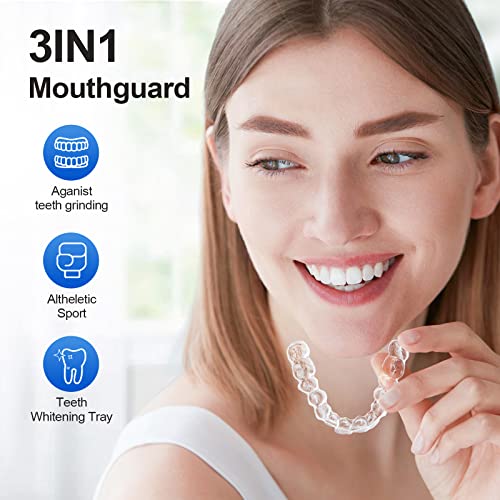 Mouth Guard For Grinding Teeth - Mouth Guard For Clenching Teeth At Night, Bpa Free New Upgraded Dental Night Guard Stops Bruxism For Adults & Kids 2 Sizes Pack Of 4 (2 Pairs) #TOP3