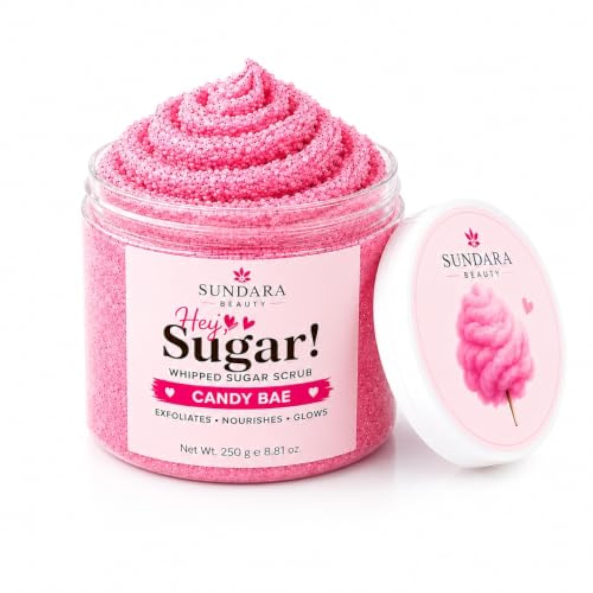 Whipped Sugar Scrub Candy Bae with Shea Butter, 250g