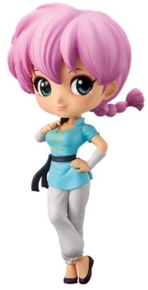 Banpresto Ranma 1/2 Q Posket-Ranma Saotome (Female)- (Ver.B), Multiple Colors (BP17569)