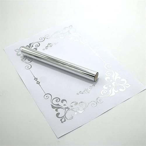 Miniatura 9 de Rollo de papel de aluminio reactivo de tóner, uso con impresora láser laminadora, papel holográfico de transferencia de calor, rollo de papel de