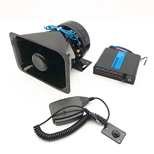 ナショナル　拡声器　サイレン付　車載用 5種サイレン機能付き 車載拡声器 60W 爆音 max 300dB カー拡声器