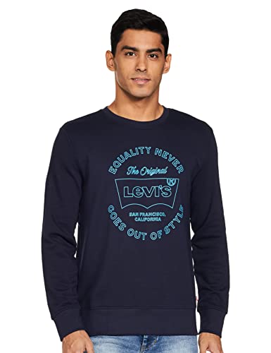Image of Levi's Men Round Neck Cotton Sweatshirt
