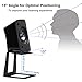 Desktop Speaker Stands for Logitech Z906 5.1 Surround Sound System, Speaker Stand for Logitech Z906 Satellite Speaker Desktop Stand
