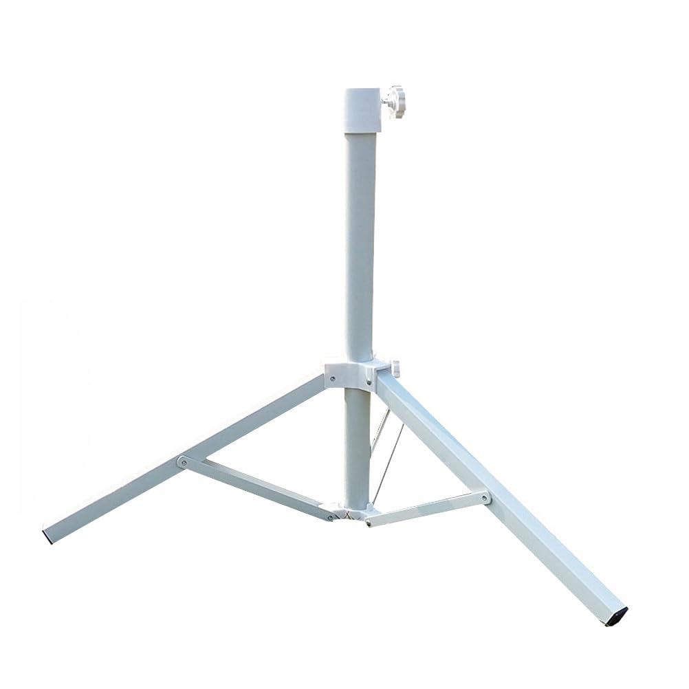 Base per ombrellone pieghevole da esterno, design in ferro bianco per spiaggia, patio e attività ricreative sportive, supporto per Sune Protect