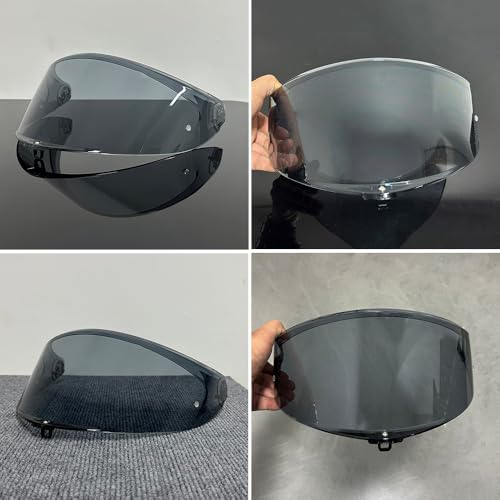 ヘルメットバイザーレンズ, オートバイヘルメットバイザーゴーグルレンズ AGV K6 K6Sヘルメット用 UVカットバイザー(Tea)