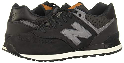 New Balance 574, Sneaker Uomo, Nero Black Grey, 42...