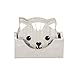 Produktbild SPOTTED DOG GIFT COMPANY Untersetzer 6er Set Holz für Tassen Becher Gläser, Katze Deko Katzen Accessoires und Geschenk für Katzenliebhaber Katzenbesitzer (Grau)