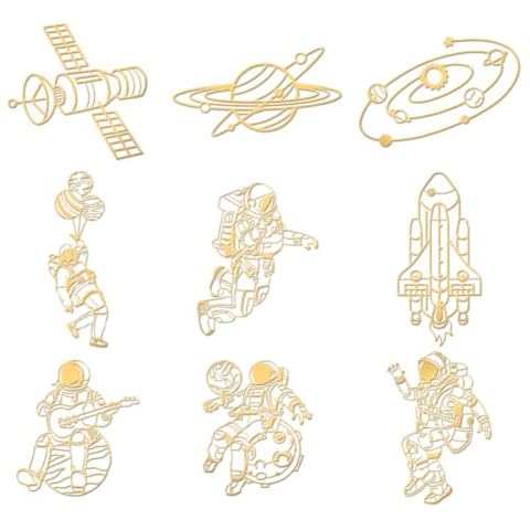 OLYCRAFT Autocollants métal scientifique Cover