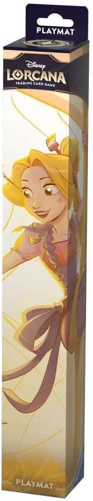 Ravensburger Disney Lorcana TCG Playmat Featuring Rapunzel – Gifted Artist by Aubrey Archer | Protects Cards | Versatile Game, Desk, or Mouse Pad | Durable Non-Slip Surface | Suitable for Ages 8+
