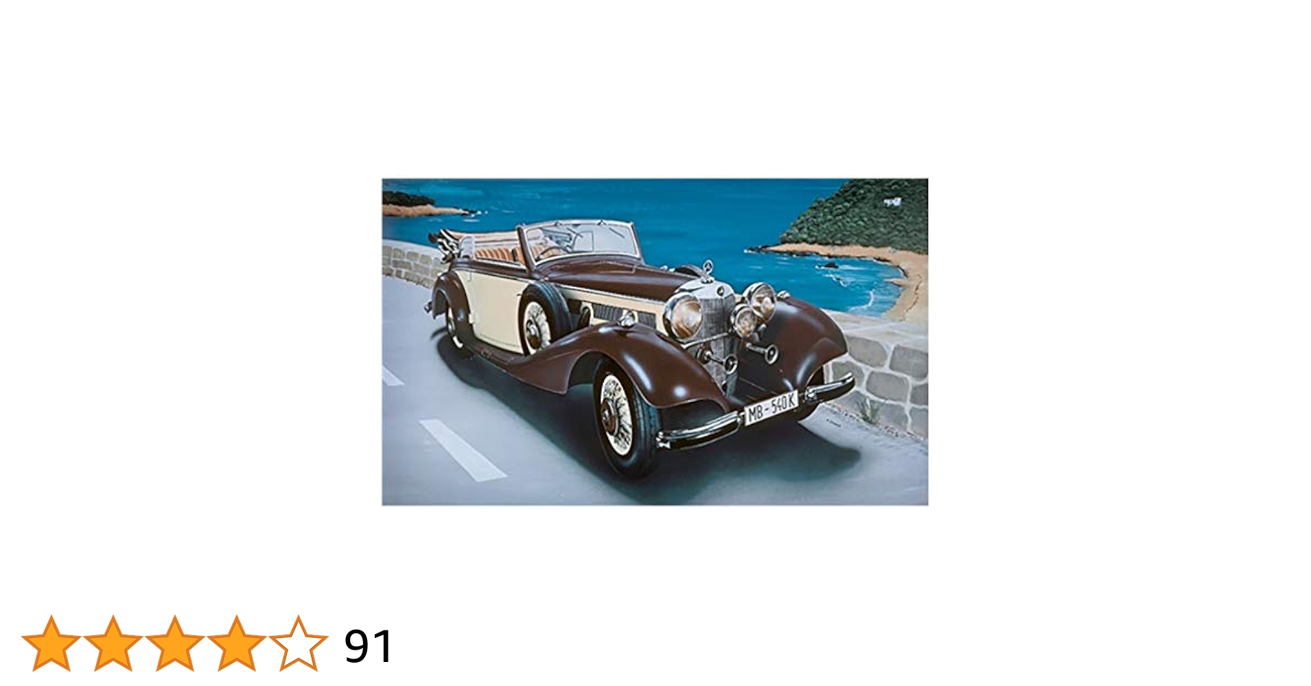 中古絶版模型堂 バンダイ 1/24 メルセデスベンツ540-K