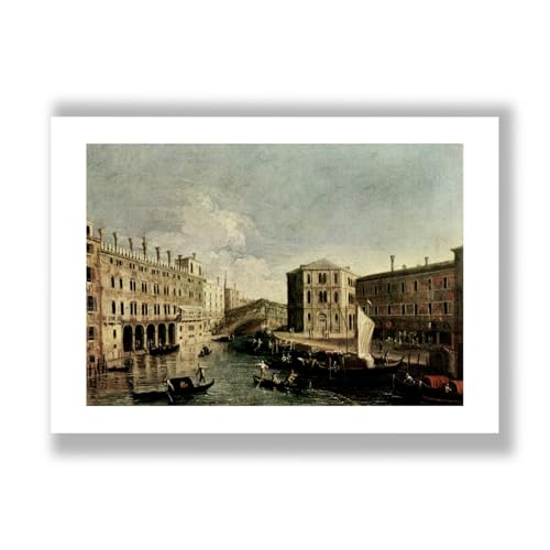 Canaletto Il Canale Grande a Rialto Spiffing Prints édition d'art premium