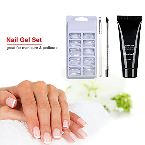 yeacher Conjunto de Gel de Unha UV LED Conjunto de Gel de Extensão de Unha Kit de Gel de Extensão de