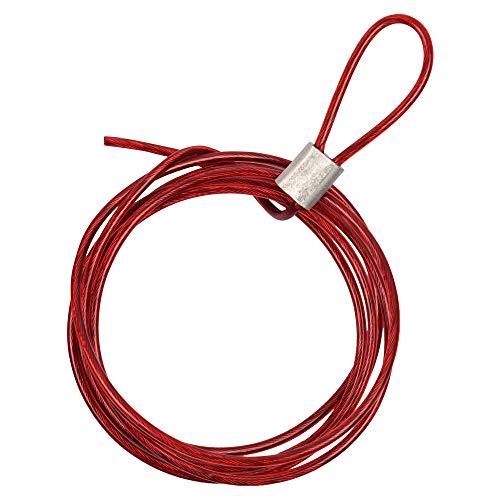 Image of Multipurpose Cable Lockout AK-MWD-26R Lock and hold, Red (Pack of 5)