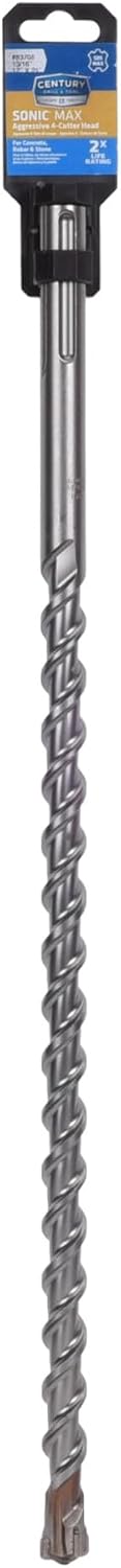 Century Drill & Tool, 83708, 13/16X16X21,SDS Max,Drill Bits – Multi Cutter Tip, Concrete Drilling