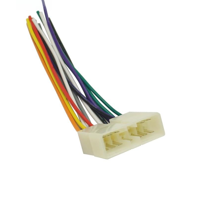 10Pcs Car Stereo for Audio Wiring Harness Adapter Plug Male for Wuling FUDI Factory OEM Radio CD/DVD Wire Cable #FD3037