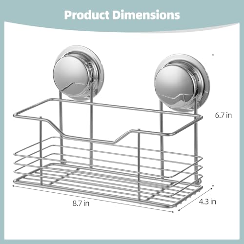 Étagère de douche à ventouse pour optimiser le rangement des petits espaces - 5