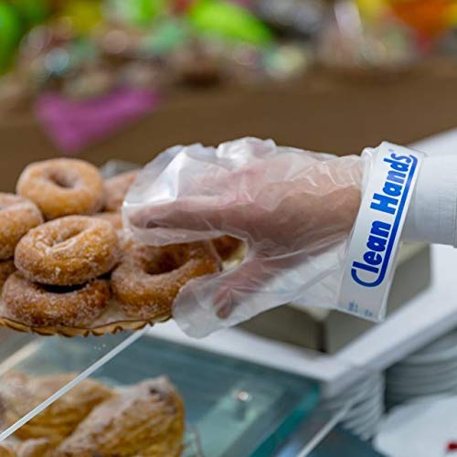 Clean hands – Guanti Igienici 100 pz - Manopola HACCP– Per Manipolazioni Alimentari – Ideali per