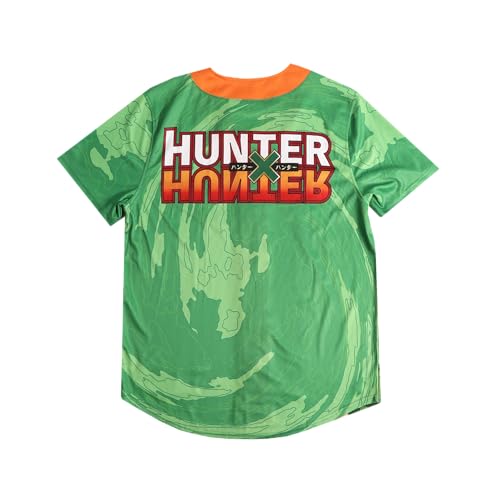 Camiseta de béisbol de manga corta verde Hunter X Hunter Gon Freecss miniatura 3
