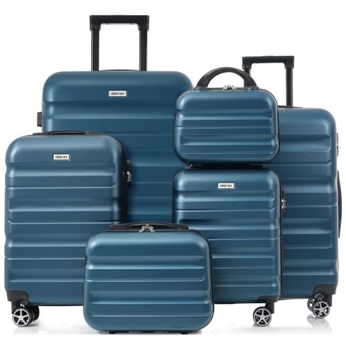 Merax 6 Piece Hardshell Luggage Set