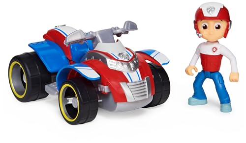 Patrulla Canina - Moto Juguete Quad + Figura Ryder - Quad de Rescate con 1 Figura Ryder Patrulla Canina - 6069067 - Juguetes Niños 3 Años +