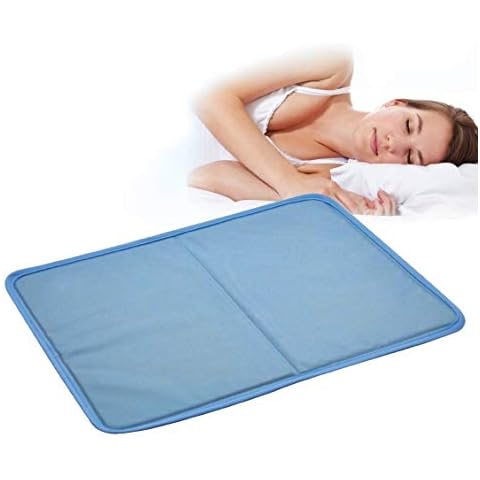 Sentik® Cooling Gel Pillow - Magic Multi-Function Natural Cool Pad Mat Cushion Insert Absorbs Dissipates Heat Away from Head Neck for a Great Nights Sleep - Great for Migraines Headaches Flu Fever Cover