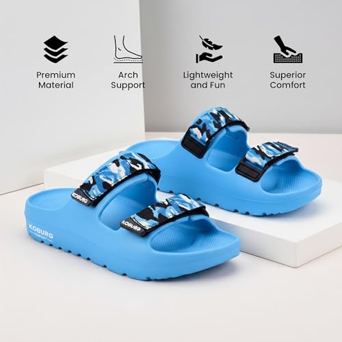 Image of KOBURG NexaLite Kids Sandals|Lightweight|EVA Upper & Sole | Grippy Sole|Flexible Comfort KS-114